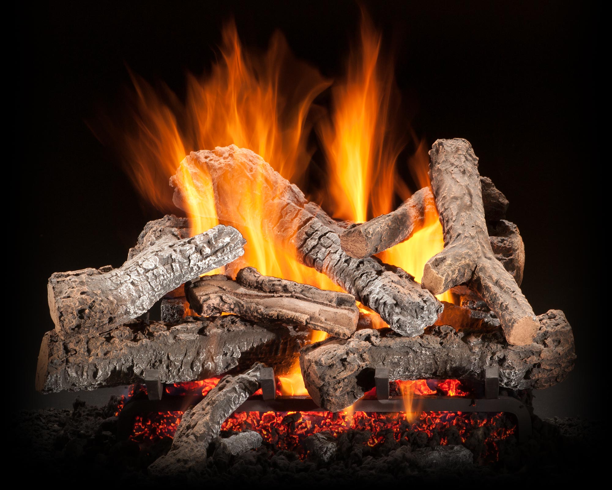 Brûleur bûches feu résistant chaleur gant bois poêle charbon cheminée fosse  nou√
